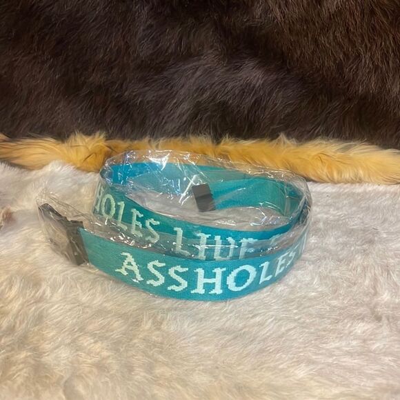 Assholes Live Forever Belt NEW - Picture 1 of 7
